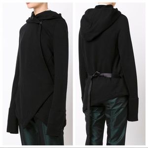 Ann Demeleumeester, Asymmetrical Wrap Hoodie